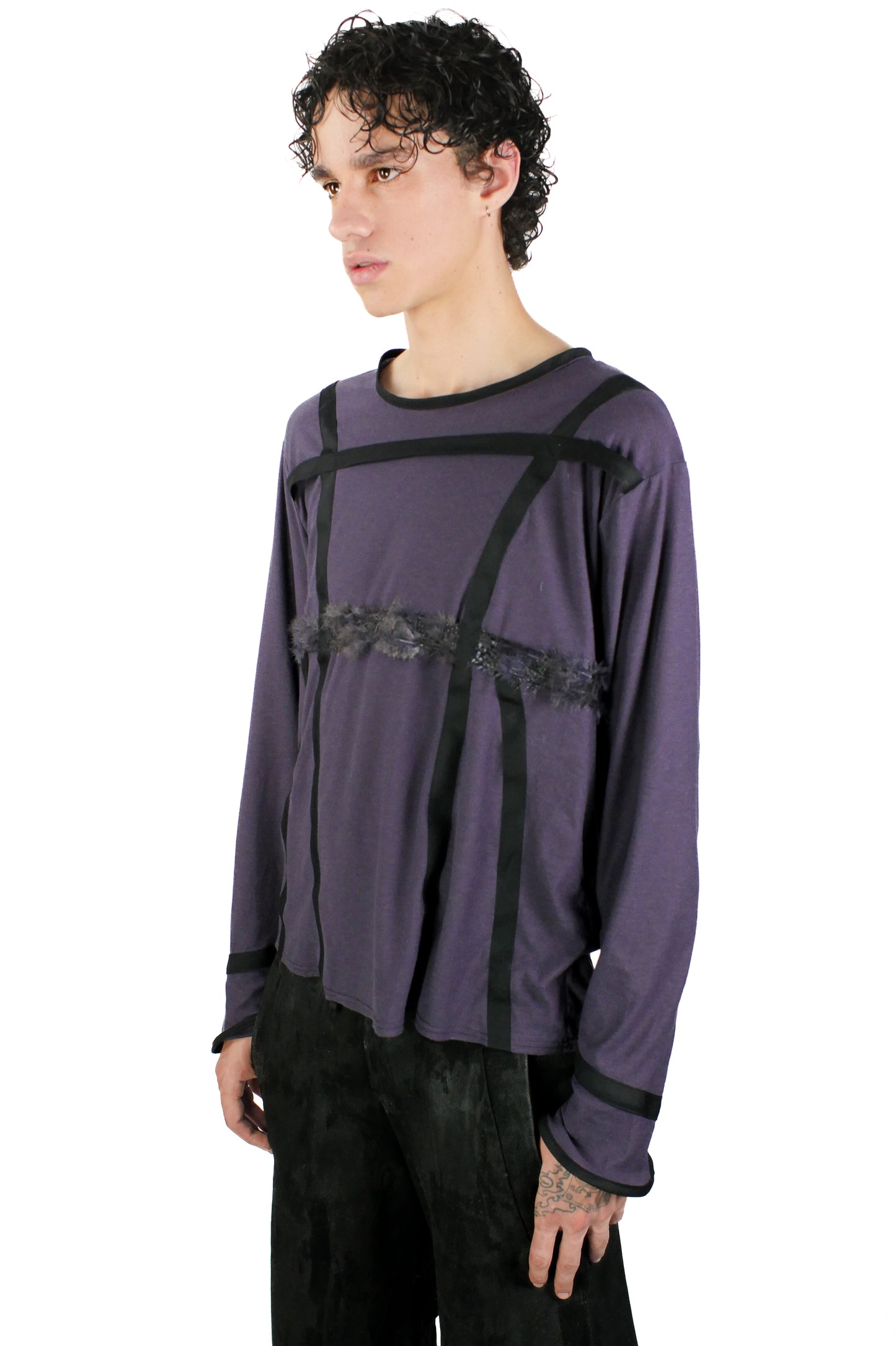 Purple Grid Sleeve