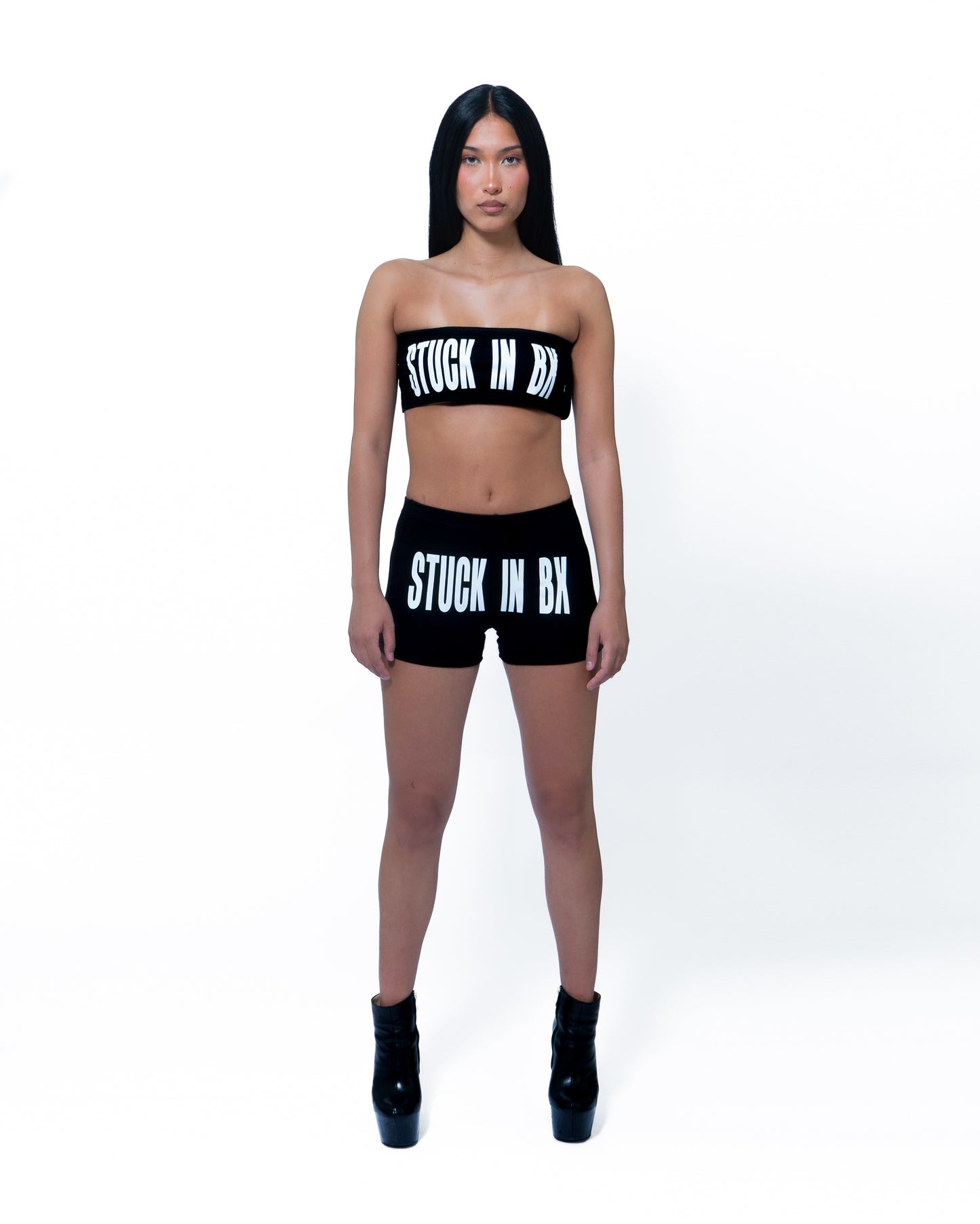 STUCK IN BX Black Short