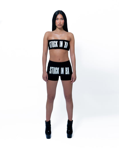 STUCK IN BX Black Short