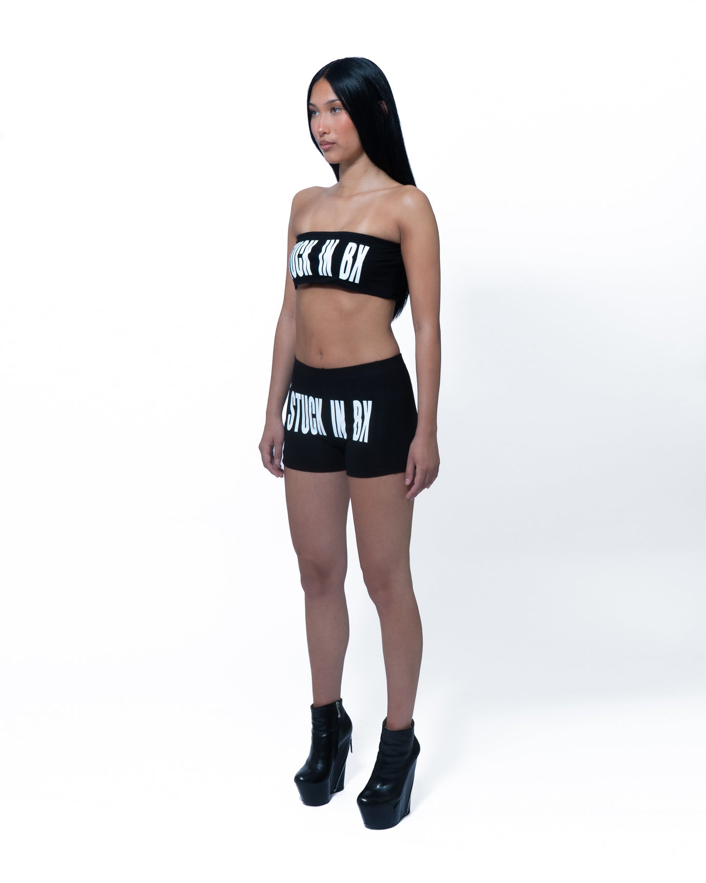 STUCK IN BX Black Short