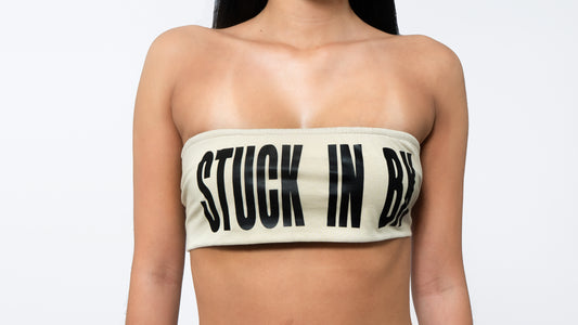 STUCK IN BX Light Beige Bandeau