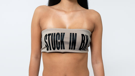 STUCK IN BX Beige Bandeau
