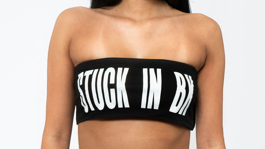 STUCK IN BX Black Bandeau