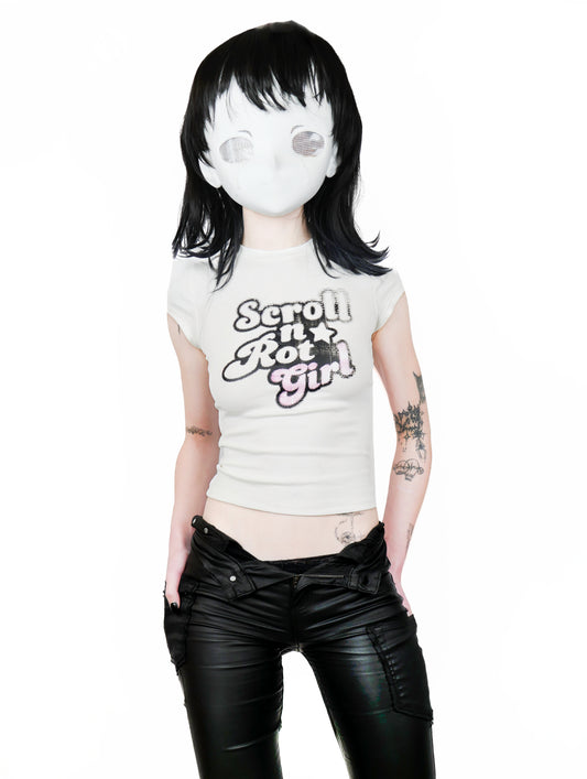 SCROLL N ROLL GIRL T-SHIRT