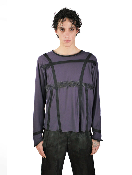 Purple Grid Sleeve